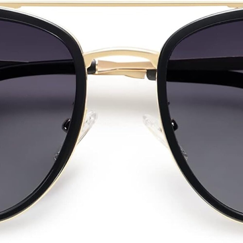 Retro Aviator Sunglasses Women Men Polarized UV400 Square Vintage Shades